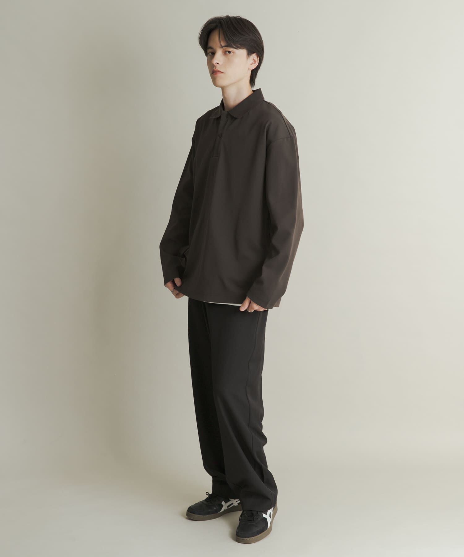 SENSE OF PLACE by URBAN RESEARCH「カノコルーズロングスリーブポロシャツ」|ポロシャツ|