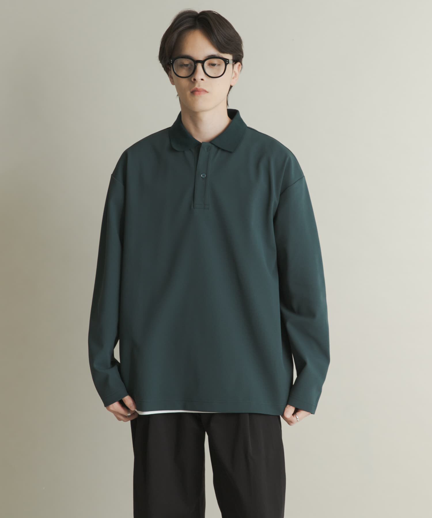 SENSE OF PLACE by URBAN RESEARCH「カノコルーズロングスリーブポロシャツ」|ポロシャツ|