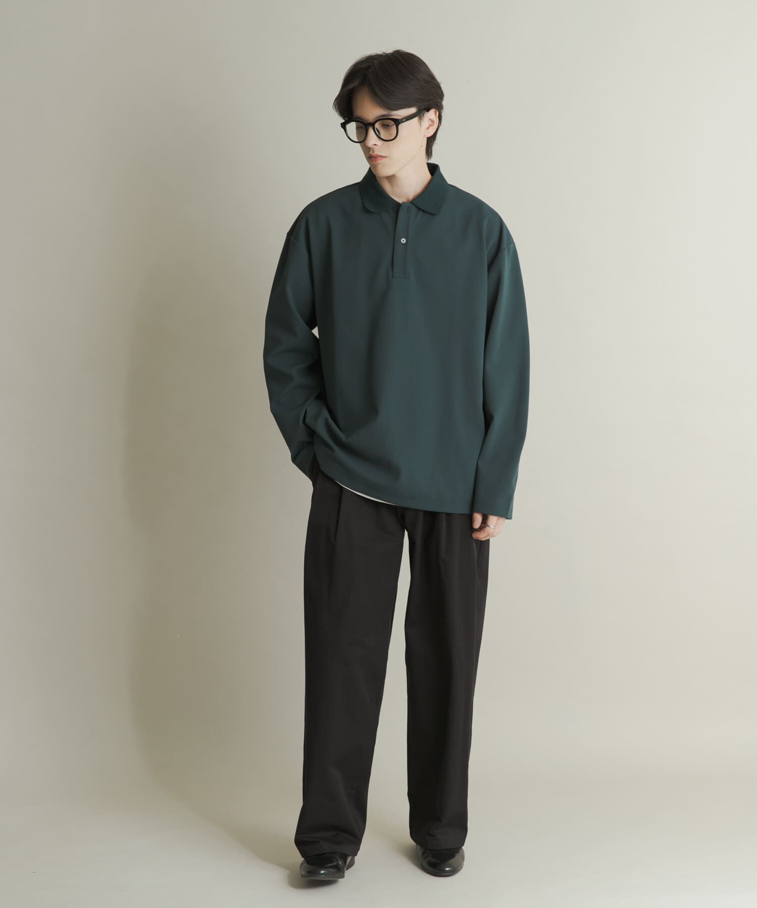 SENSE OF PLACE by URBAN RESEARCH「カノコルーズロングスリーブポロシャツ」|ポロシャツ|