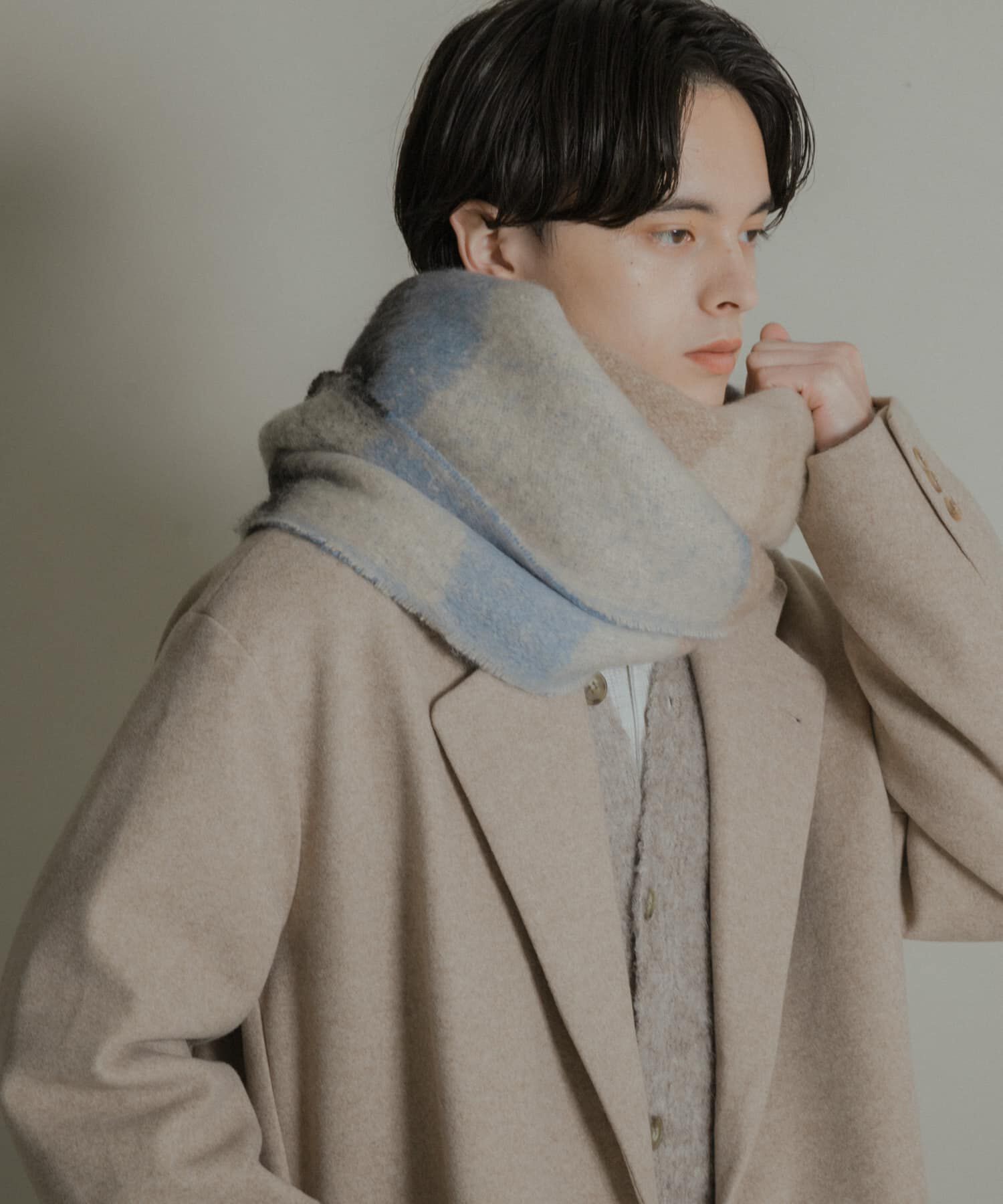 SENSE OF PLACE by URBAN RESEARCH「パターンボリューム大判マフラー」|マフラー|