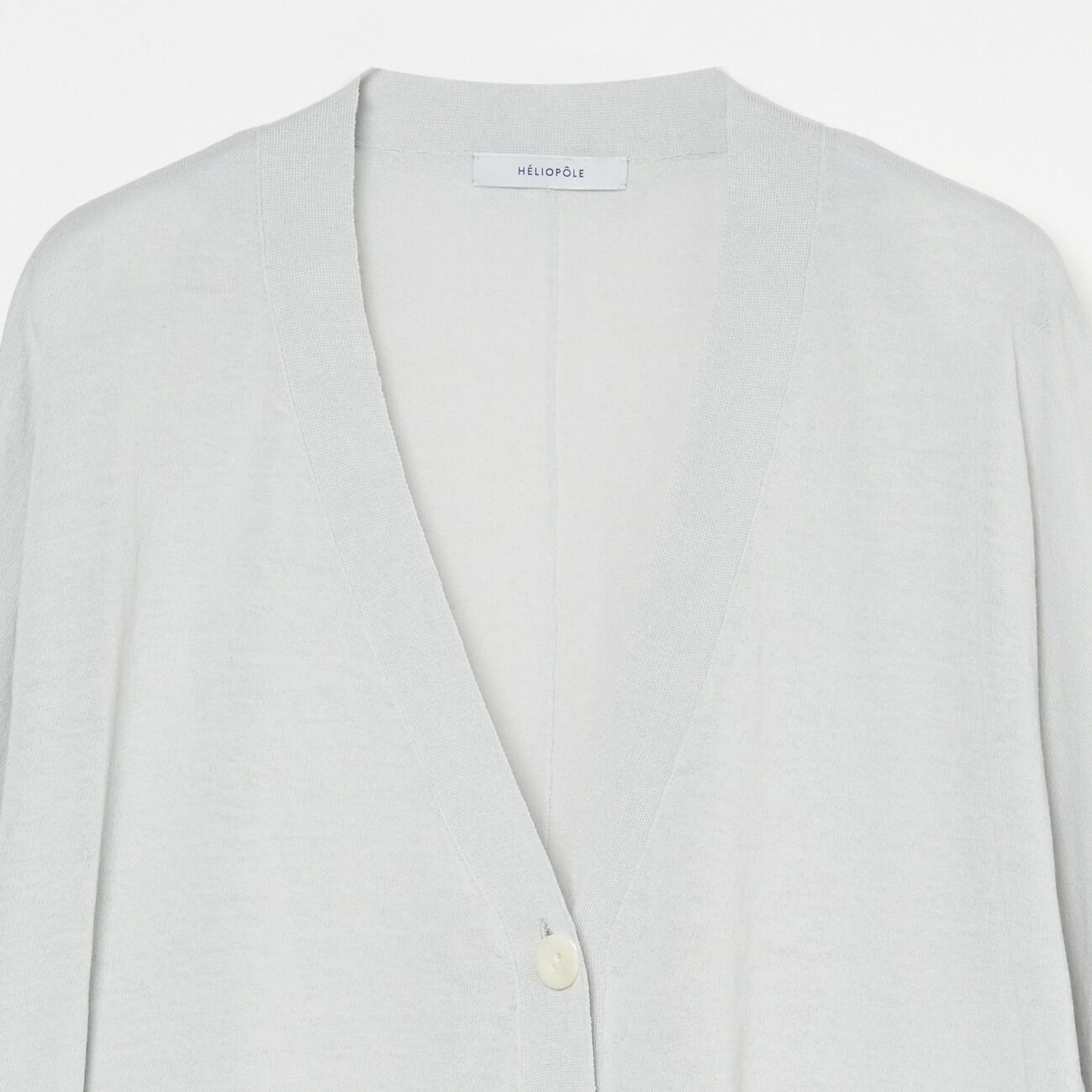 HELIOPOLE「HELIOPOLE SHEER KNIT CROPPED CARDIGAN」|ニット・セーター|