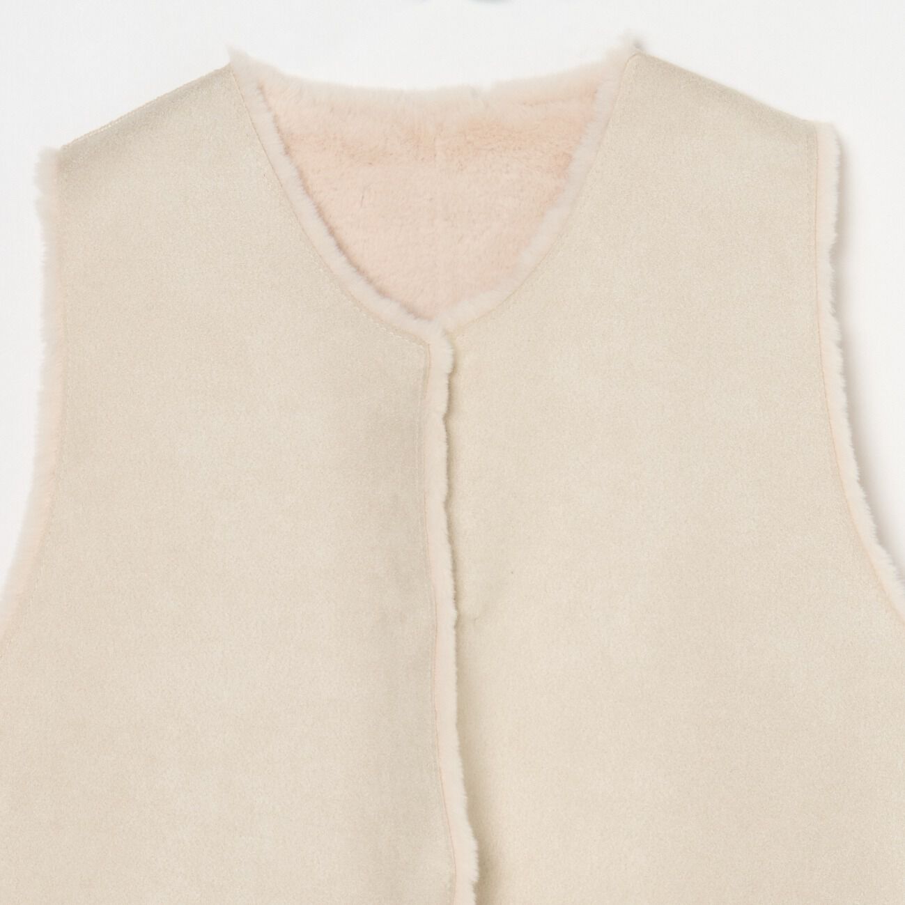 HELIOPOLE「HELIOPOLE FAKE MOUTON CROPPED GILET」|ベスト・ジレ|
