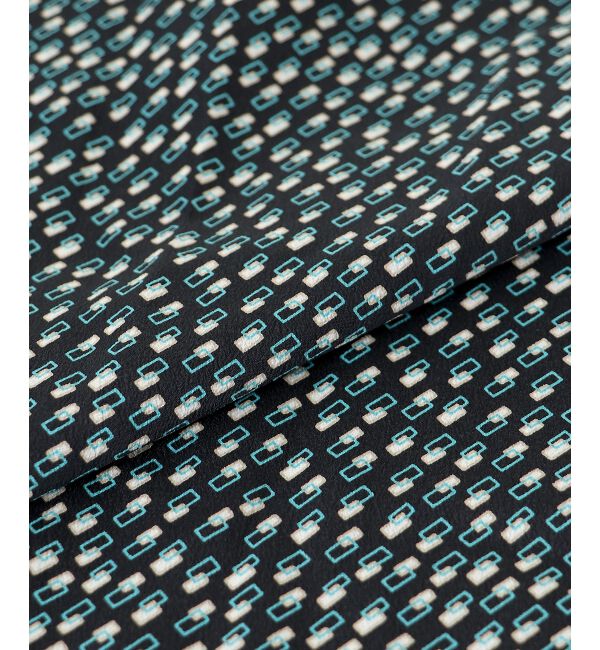 le.coeur blanc「幾何柄スカーフタイブラウス」|シャツ・ブラウス|