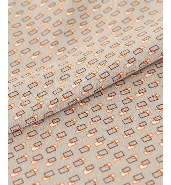 le.coeur blanc「幾何柄スカーフタイブラウス」|シャツ・ブラウス|