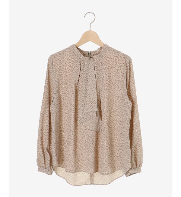 le.coeur blanc「幾何柄スカーフタイブラウス」|シャツ・ブラウス|
