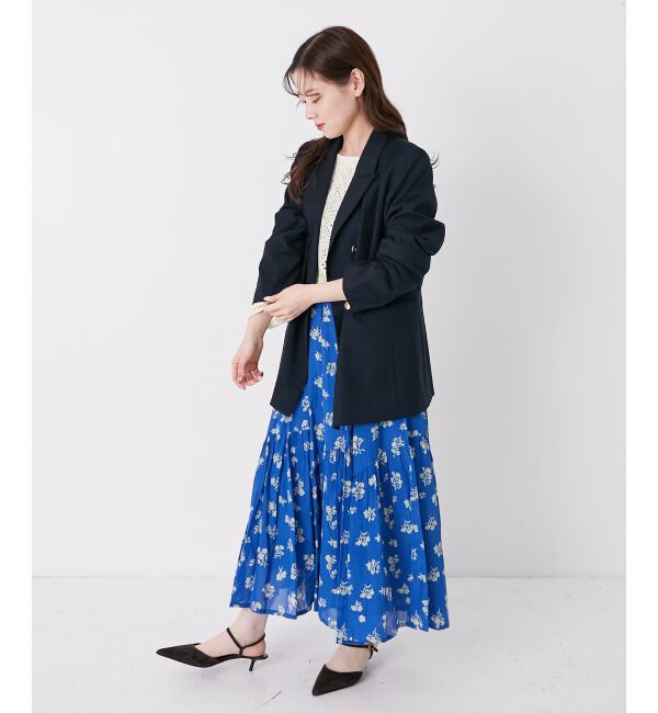  「《手洗い可能》Fanakaレトロフラワースカート」|スカート|