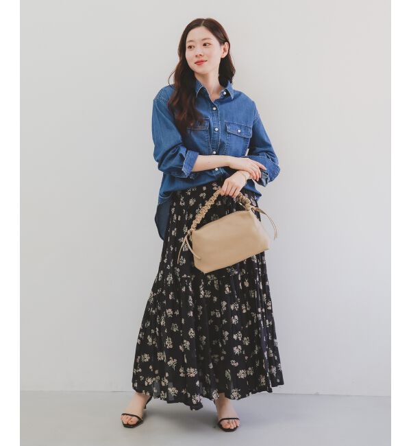  「《手洗い可能》Fanakaレトロフラワースカート」|スカート|