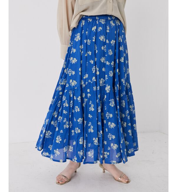  「《手洗い可能》Fanakaレトロフラワースカート」|スカート|