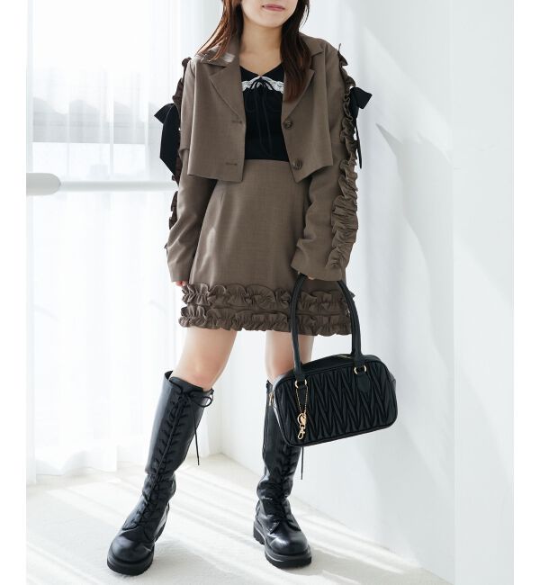 MAJESTICLEGON「レースカラー2WAYニット」|ニット・セーター|