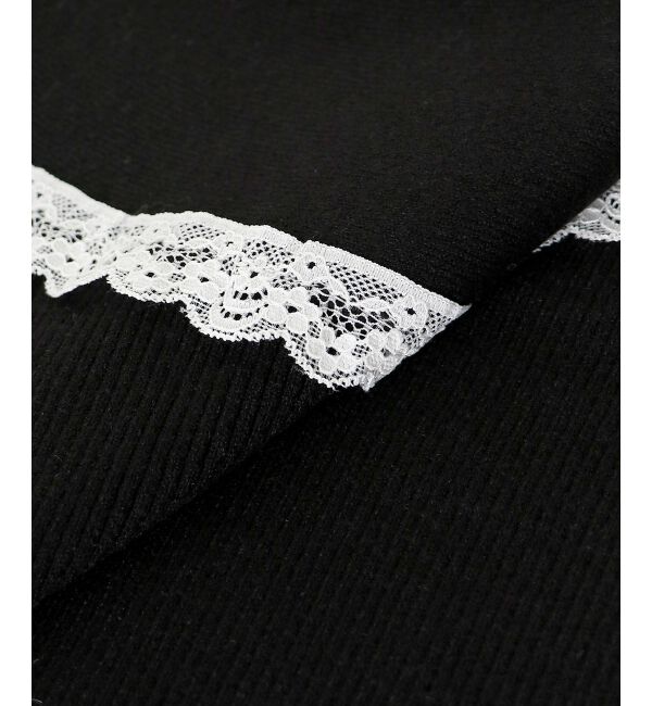 MAJESTICLEGON「レースカラー2WAYニット」|ニット・セーター|
