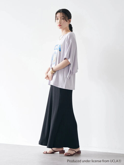 earth music&ecology「別注 UCLA バックフリルTシャツ」|Tシャツ・カットソー|