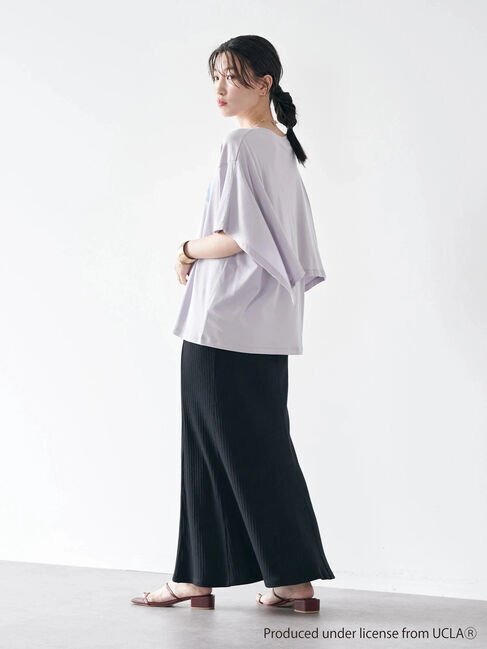 earth music&ecology「別注 UCLA バックフリルTシャツ」|Tシャツ・カットソー|