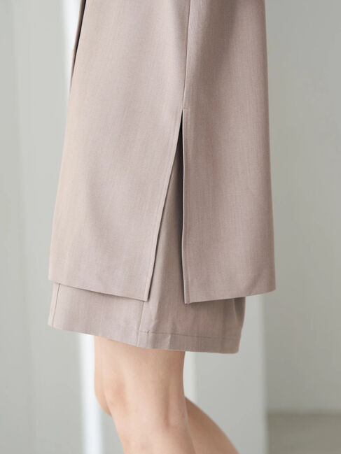 earth music&ecology「Vネックミドル丈ジレ」|ベスト・ジレ|