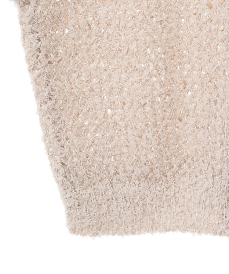 earth music&ecology「ファンシーヤーンベスト」|ベスト・ジレ|