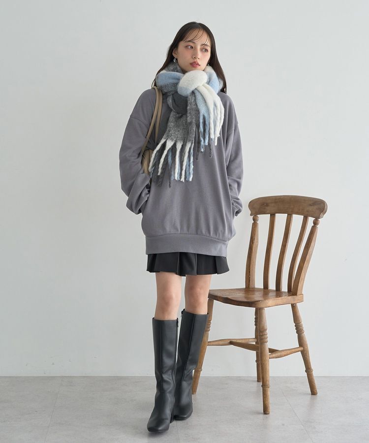 earth music&ecology「ブロックチェックマフラー」|マフラー|