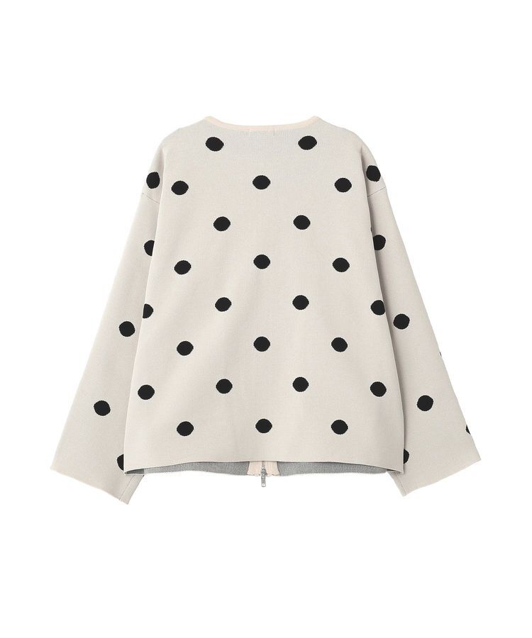 earth music&ecology「ダブルジップドットカーディガン」|カーディガン|