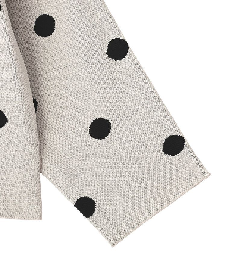 earth music&ecology「ダブルジップドットカーディガン」|カーディガン|