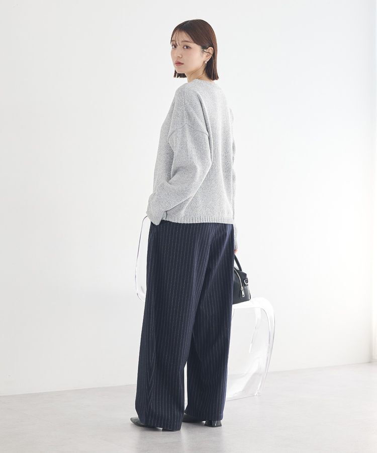 earth music&ecology「サイドリボンカシュクールニット」|ニット・セーター|