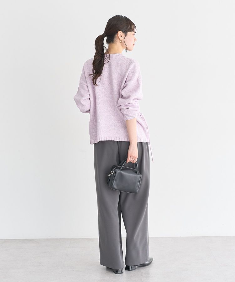 earth music&ecology「サイドリボンカシュクールニット」|ニット・セーター|