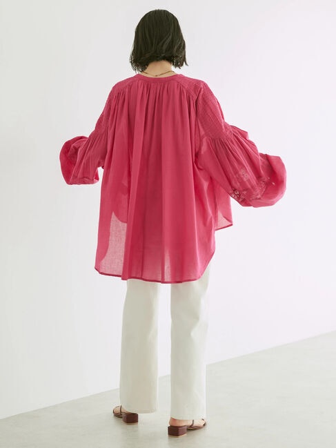 AMERICAN HOLIC「ショルダーピンタック袖ボリュームブラウス」|シャツ・ブラウス|