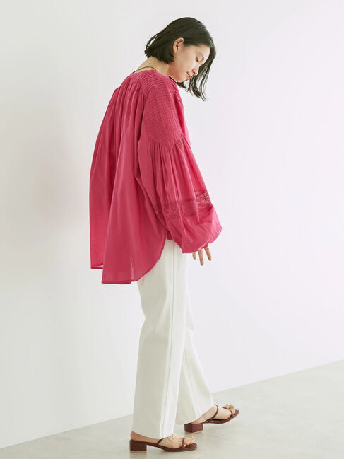 AMERICAN HOLIC「ショルダーピンタック袖ボリュームブラウス」|シャツ・ブラウス|