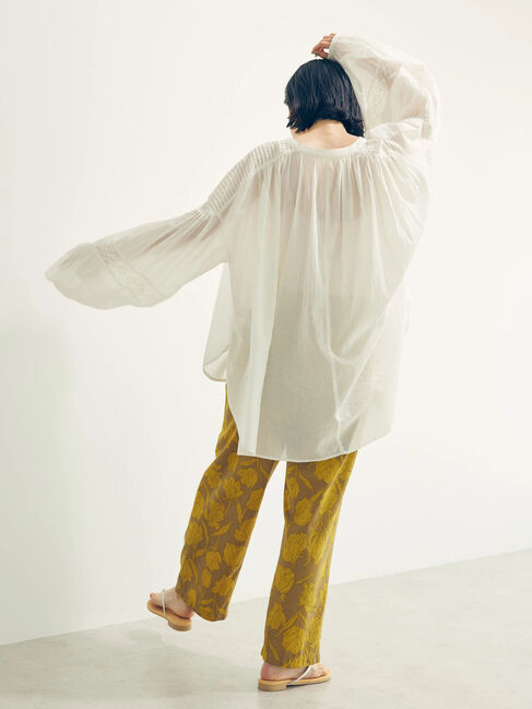 AMERICAN HOLIC「ショルダーピンタック袖ボリュームブラウス」|シャツ・ブラウス|