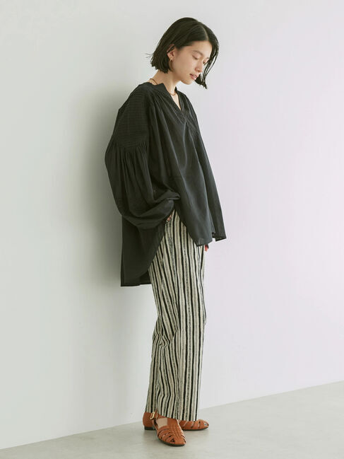 AMERICAN HOLIC「ショルダーピンタック袖ボリュームブラウス」|シャツ・ブラウス|