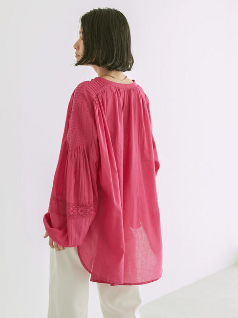 AMERICAN HOLIC「ショルダーピンタック袖ボリュームブラウス」|シャツ・ブラウス|