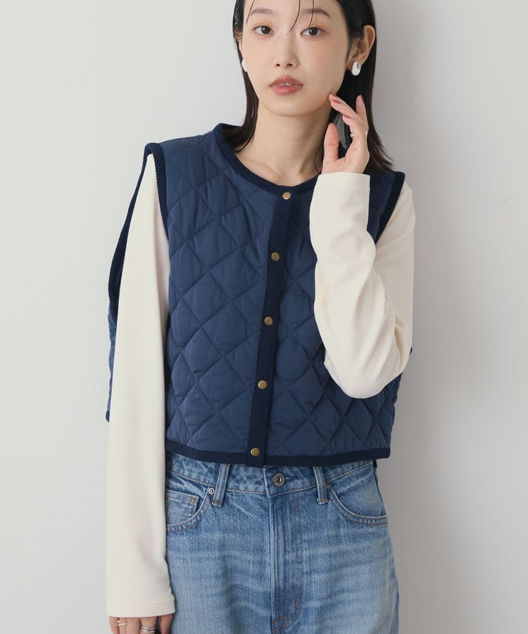 AMERICAN HOLIC「キルティングベスト」|ベスト・ジレ|Navy