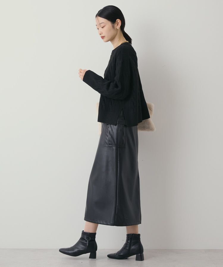 AMERICAN HOLIC「ミドルゲージケーブルニットプルオーバー」|ニット・セーター|