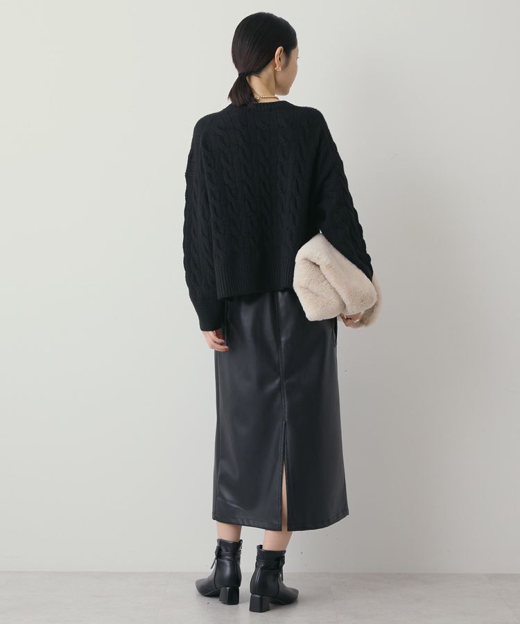 AMERICAN HOLIC「ミドルゲージケーブルニットプルオーバー」|ニット・セーター|