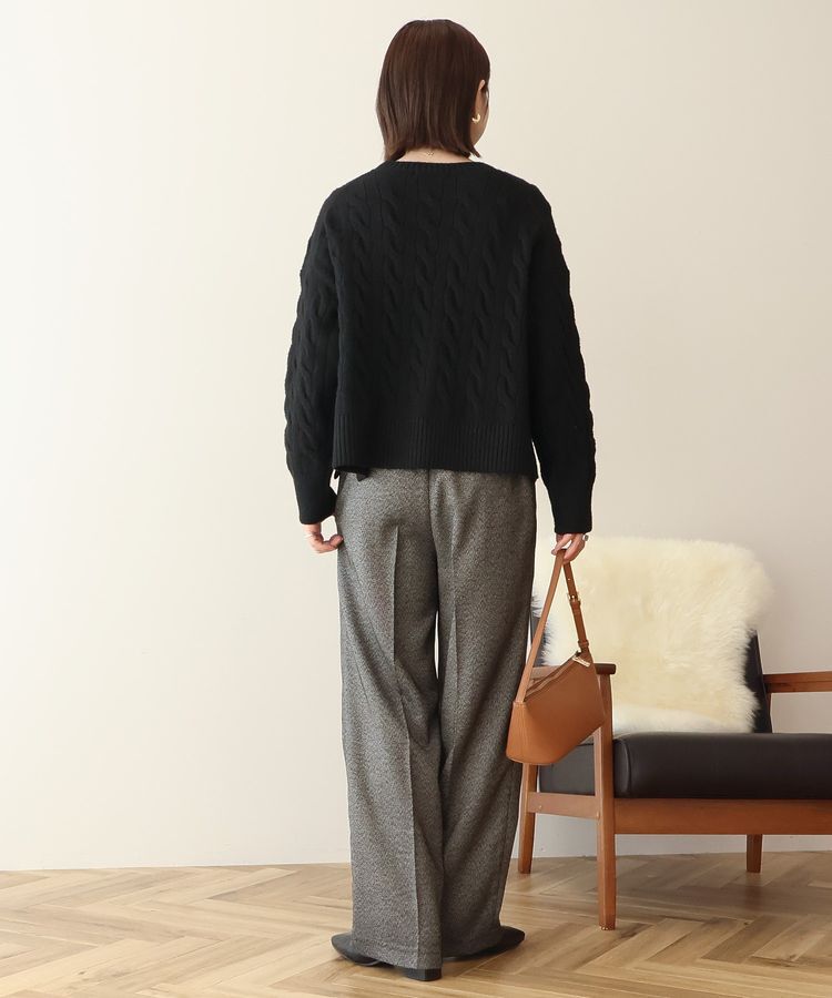 AMERICAN HOLIC「ミドルゲージケーブルニットプルオーバー」|ニット・セーター|