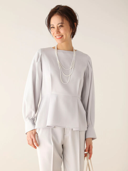 Green Parks「ef-de　ペプラムブラウス」|シャツ・ブラウス|