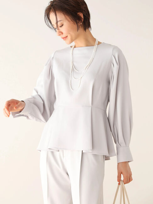 Green Parks「ef-de　ペプラムブラウス」|シャツ・ブラウス|