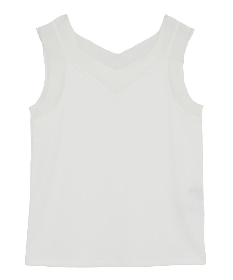 Green Parks「・SUGAR SPOON シアー切替タンクトップⅡ」|インナー|