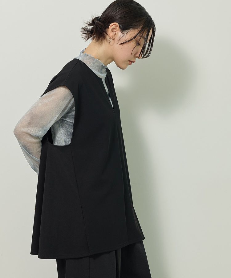 Green Parks「リップルフレアベスト」|ベスト・ジレ|