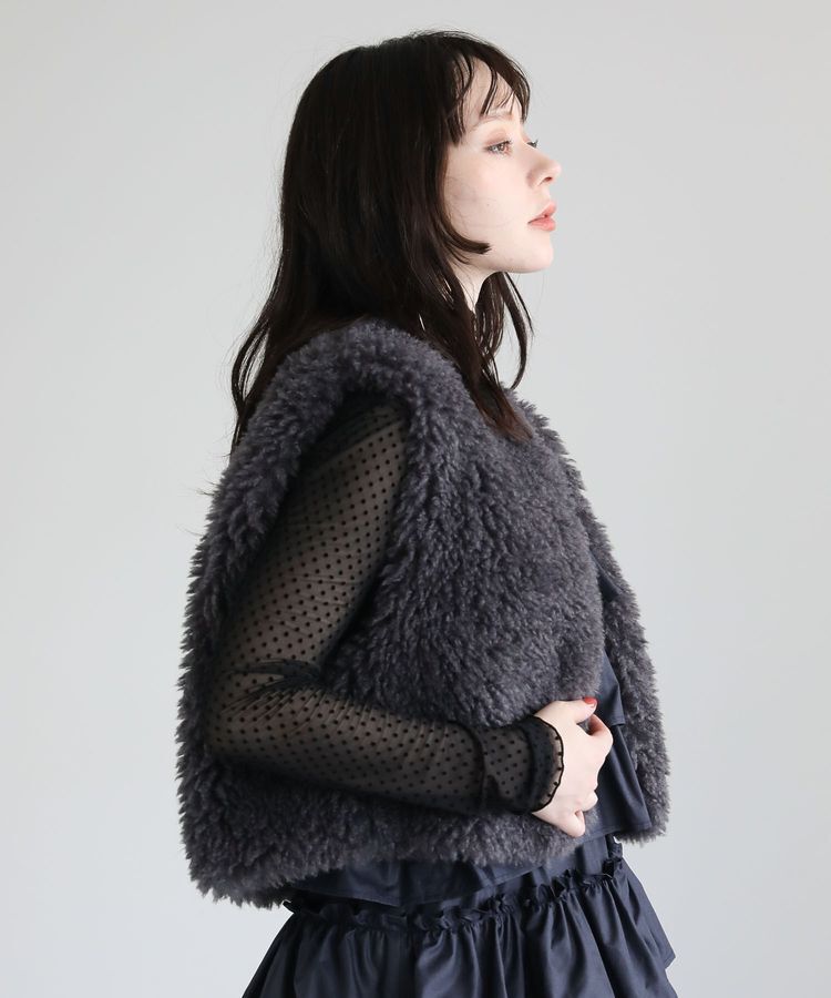 Green Parks「・ELENCARE DUE シープファーベスト」|ベスト・ジレ|