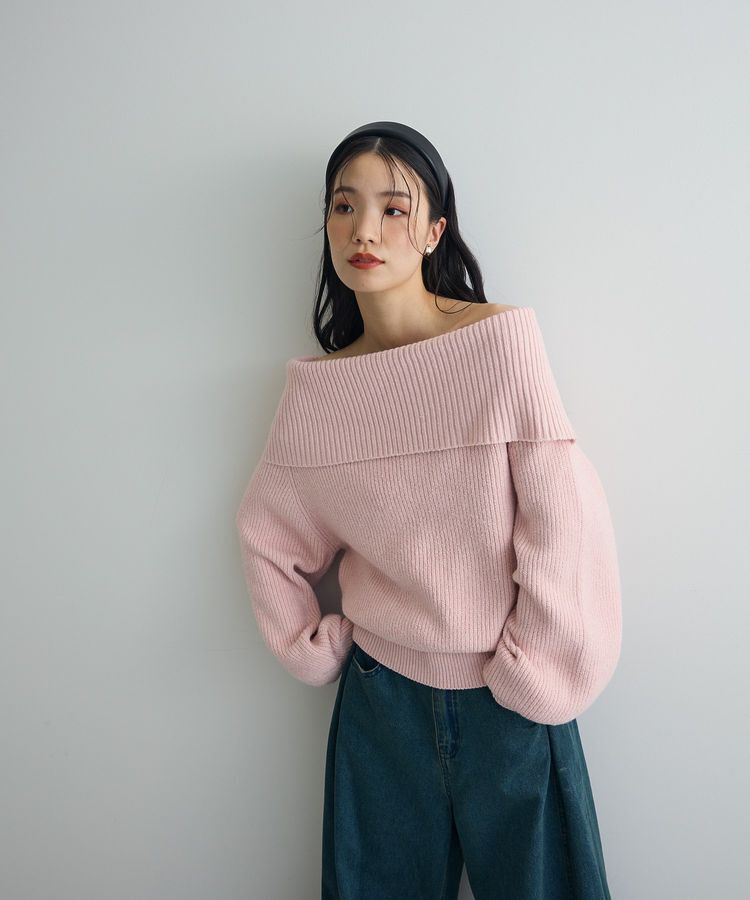 AnriettMusee「オフショルダーニット」|ニット・セーター|