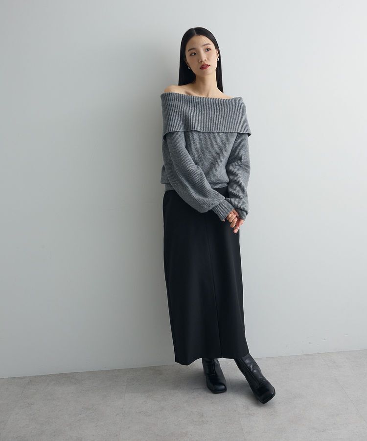 AnriettMusee「オフショルダーニット」|ニット・セーター|