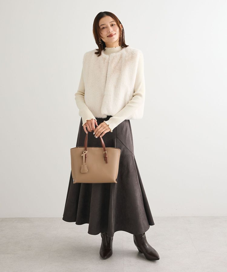 Green Parks「・ELENCARE DUE フォックス調ファーベスト」|ベスト・ジレ|