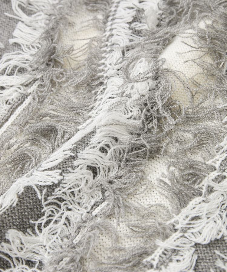 Green Parks「・ELENCARE DUE フリンジジャカードカーディガン」|カーディガン|