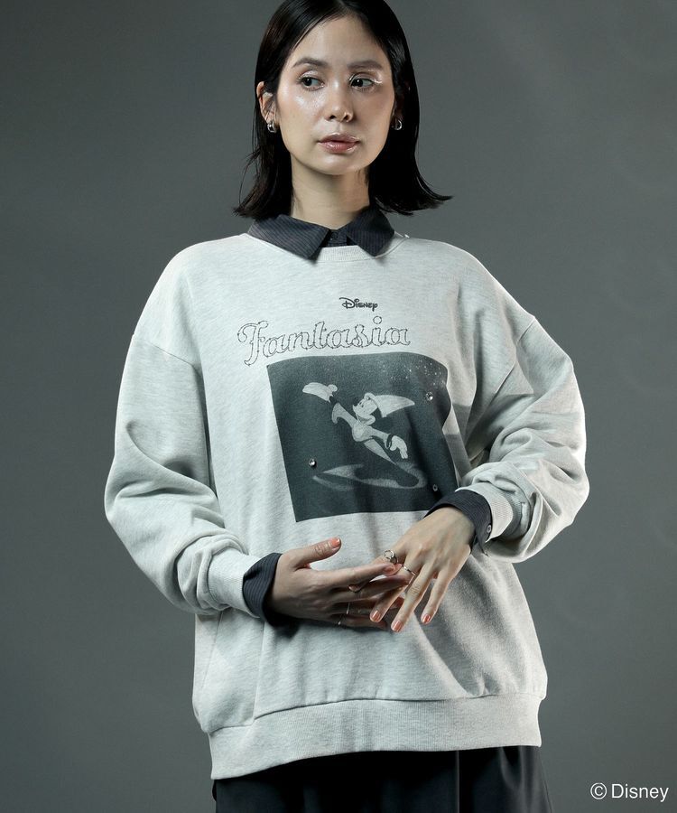 Green Parks「FANTASIA/モノクロフォトプリントスウェット」|スウェット・ジャージ|