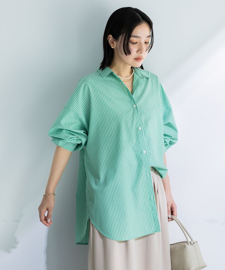 Green Parks「イージーケア抜け衿シャツ」|シャツ・ブラウス|