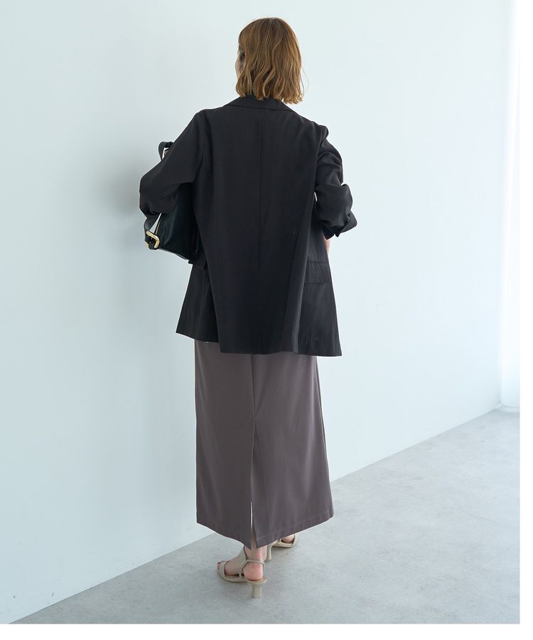 YECCA VECCA「【接触冷感】COOLシャツテーラードジャケット」|テーラードジャケット|