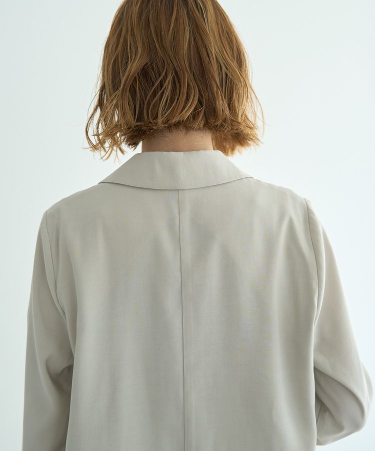 YECCA VECCA「【接触冷感】COOLシャツテーラードジャケット」|テーラードジャケット|