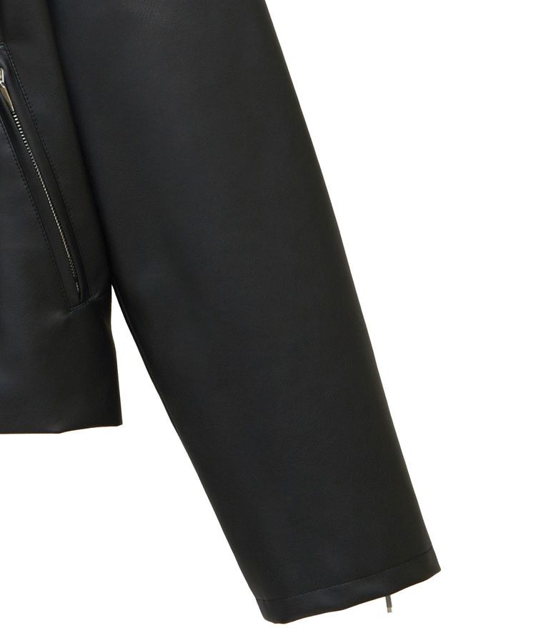 YECCA VECCA「ノーカラーライダースジャケット」|テーラードジャケット|