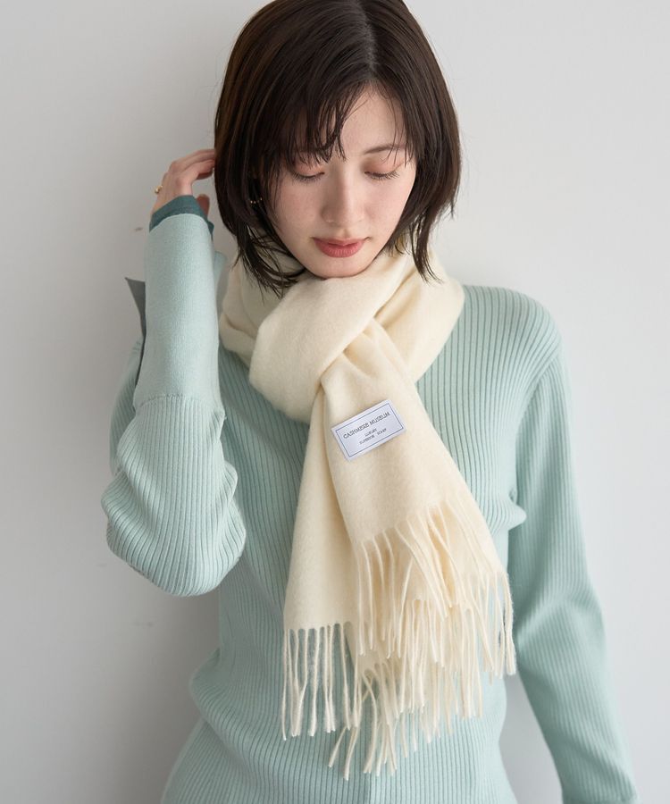 YECCA VECCA「カシミヤストール」|ストール|Ivory