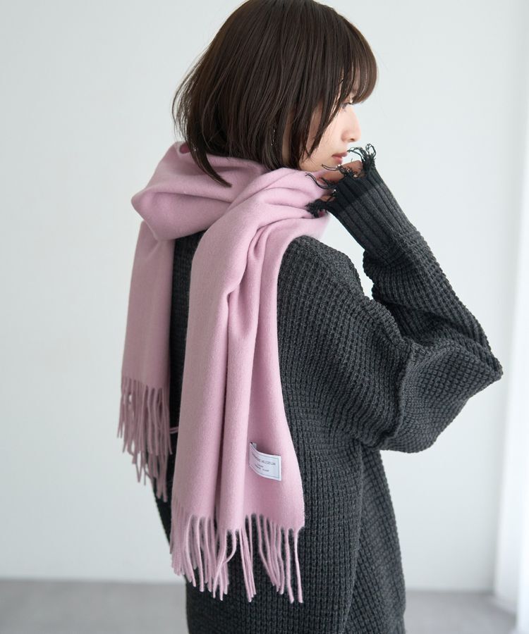 YECCA VECCA「カシミヤストール」|ストール|Light Pink