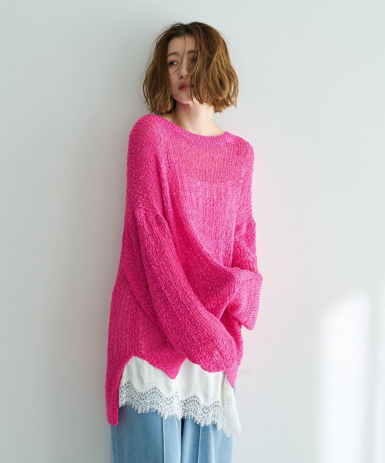 Editt by YECCA VECCA「ルーズニットプルオーバー」|ニット・セーター|