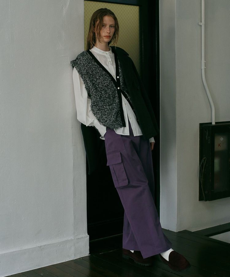 GARAGE OF GOOD CLOTHING「ファンシーヤンツィード風ベスト」|ベスト・ジレ|